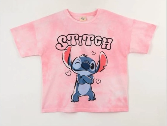 POLERA STITCH TALLA 14 CROP TOP OVER SIZE - 2
