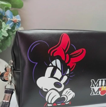 ESTUCHE COSMETIQUERO MINNIE MOUSE COLOR NEGRO DISNEY - 4