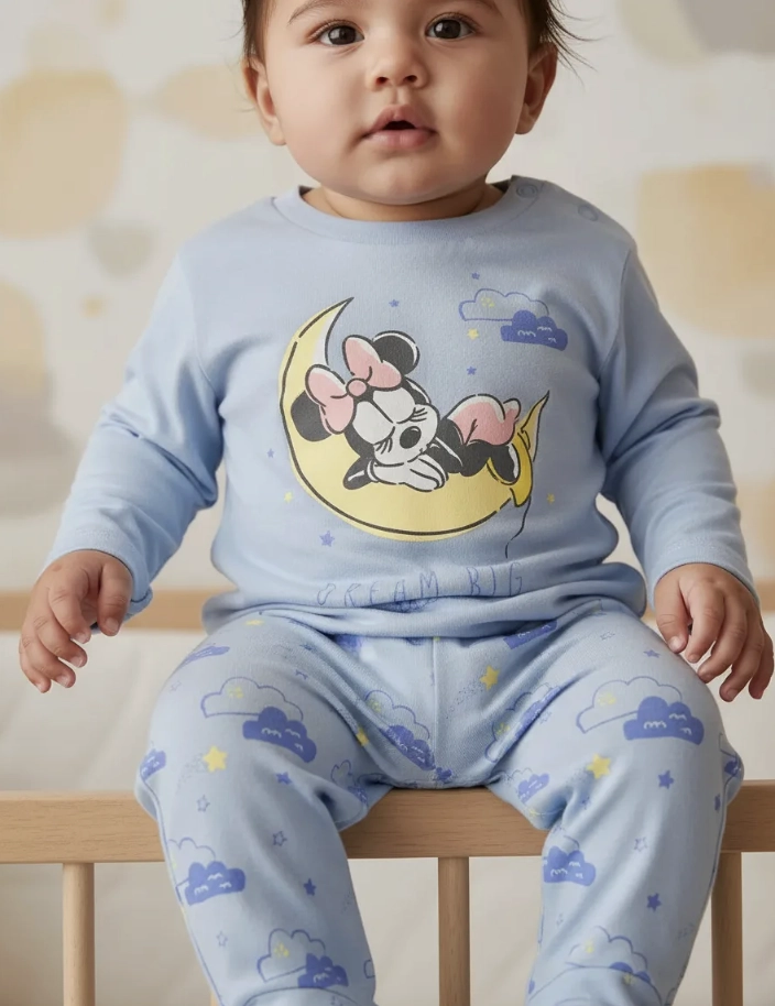 PIJAMA MINNIE MOUSE BEBE DISNEY - 1