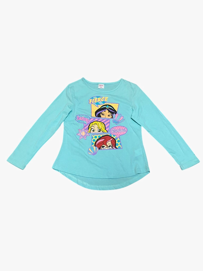 POLERA PRINCESAS TALLA 10 MANGA LARGA - 2