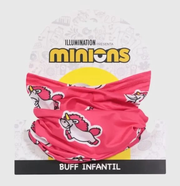 BANDANA BUFF DISEÑO MINIONS UNICORNIO TAMAÑO INFANTIL - 2
