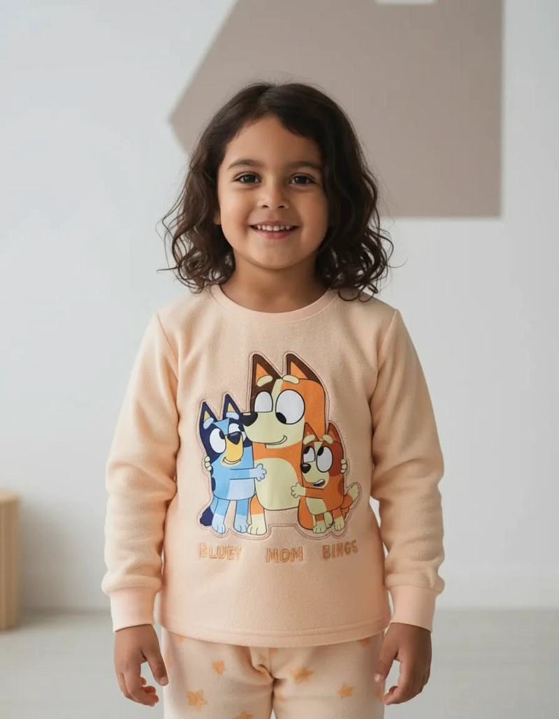 PIJAMA BLUEY TALLA 6 MICROPOLAR - 1