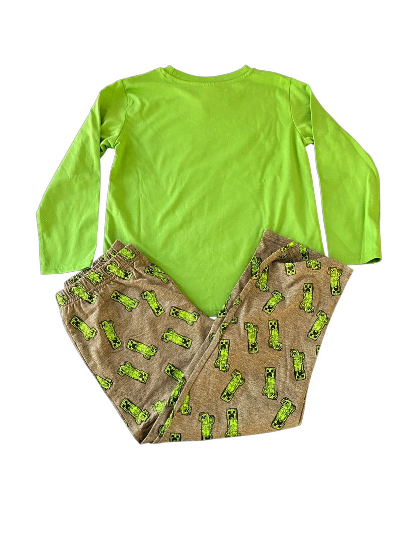 PIJAMA MINECRAFT TALLA 6 DISEÑO CREEPER - 3