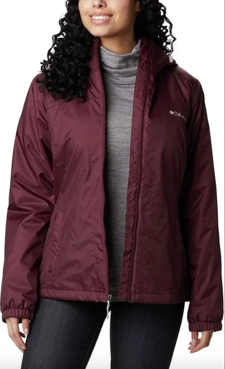 CHAQUETA IMPERMEABLE SHERPA COLUMBIA TALLA XXL MUJER - 1