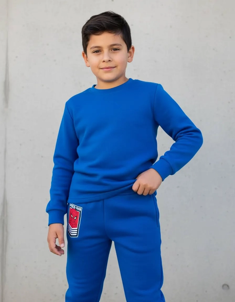 PANTALON DE BUZO MICROPOLAR SPIDERMAN TALLA 8 - 1