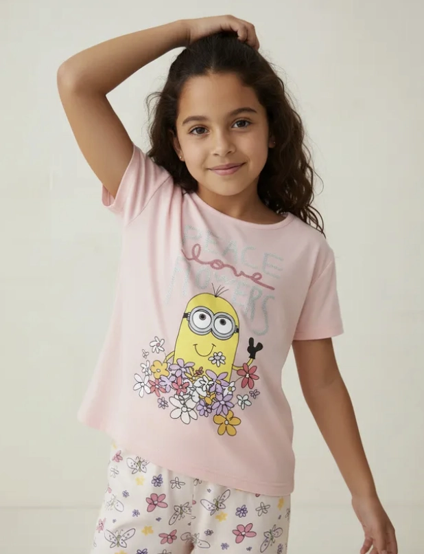 PIJAMA MINIONS TALLA 6 - 1