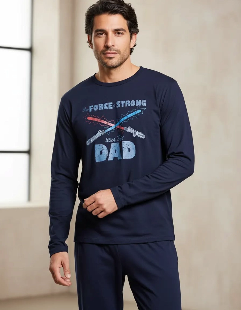PIJAMA STAR WARS TALLA M COLOR AZUL - 1