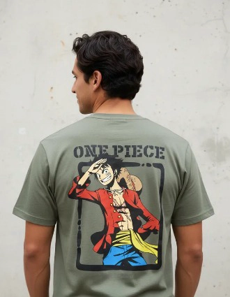 POLERA ONE PIECE LUFFY TALLA M - 2