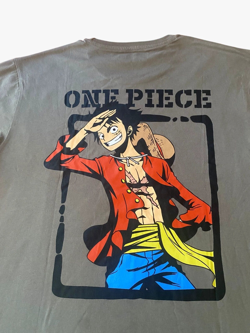 POLERA ONE PIECE LUFFY TALLA M - 5