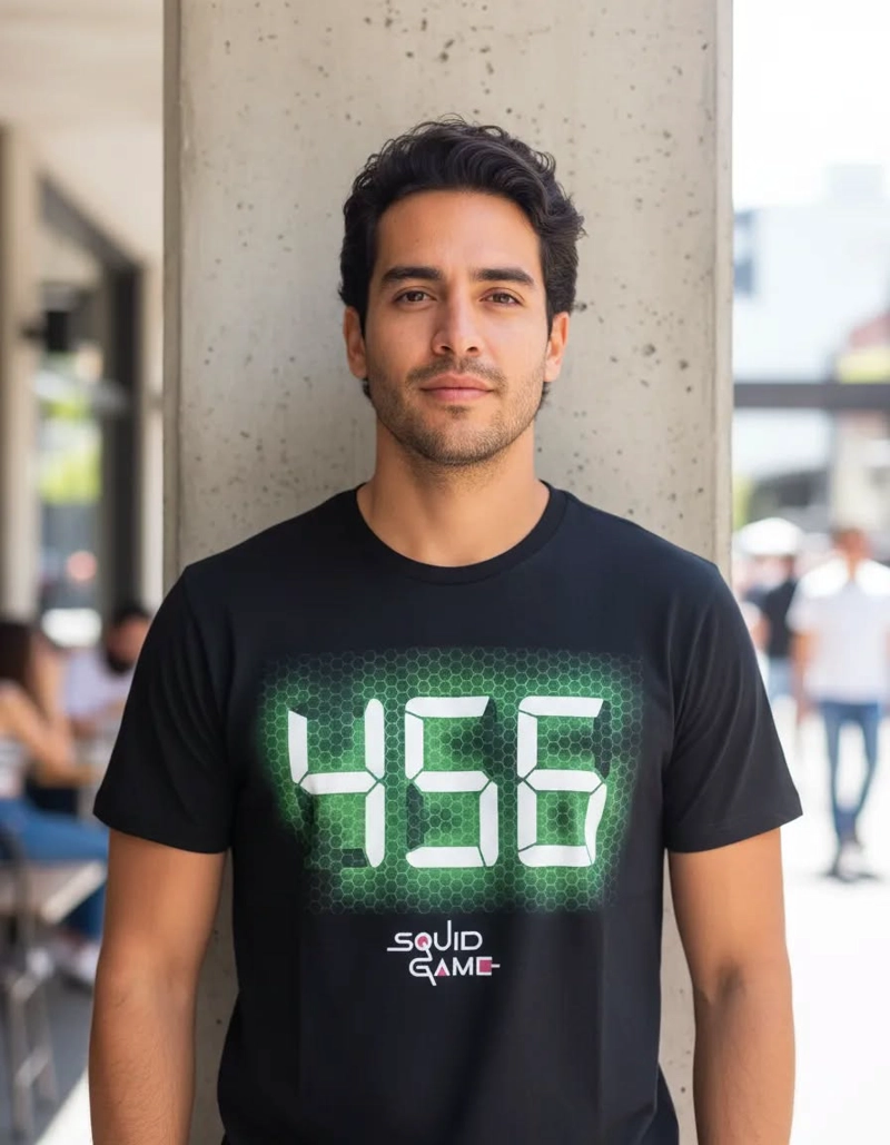 POLERA EL JUEGO DEL CALAMAR TALLA L - 1