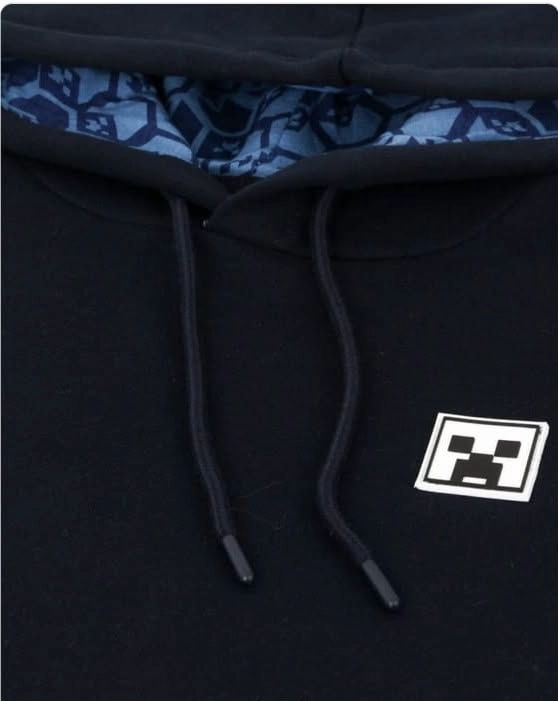POLERON MINECRAFT CON CAPUCHA TALLA 8 - 4