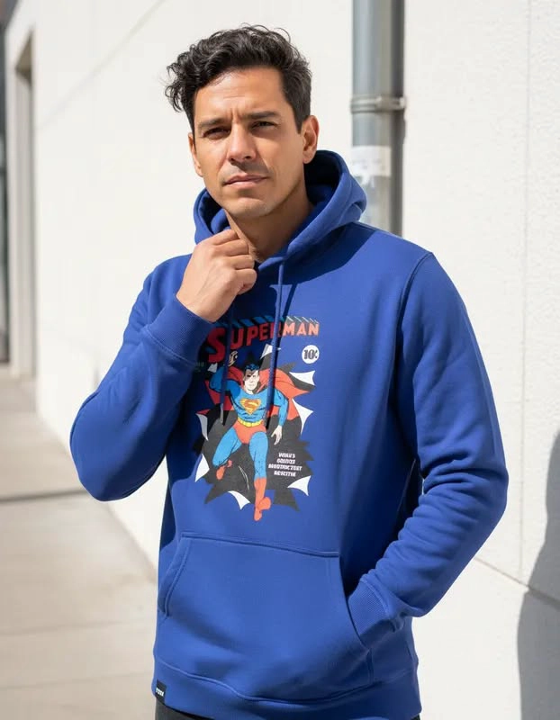 POLERON SUPERMAN TALLAS L Y XL - 1