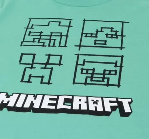 POLERA MINECRAFT TALLA 8 MANGA LARGA - 4
