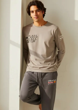 PIJAMA ORACLE RED BULL RACING TALLA M COLOR GRIS - 1