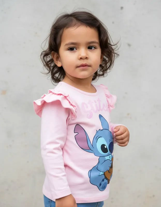 POLERA STITCH MANGA LARGA TALLA 3 - 1