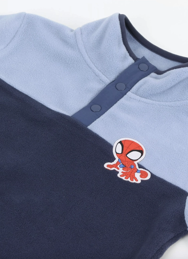 POLERON SPIDERMAN TALLA 3 POLAR - 4