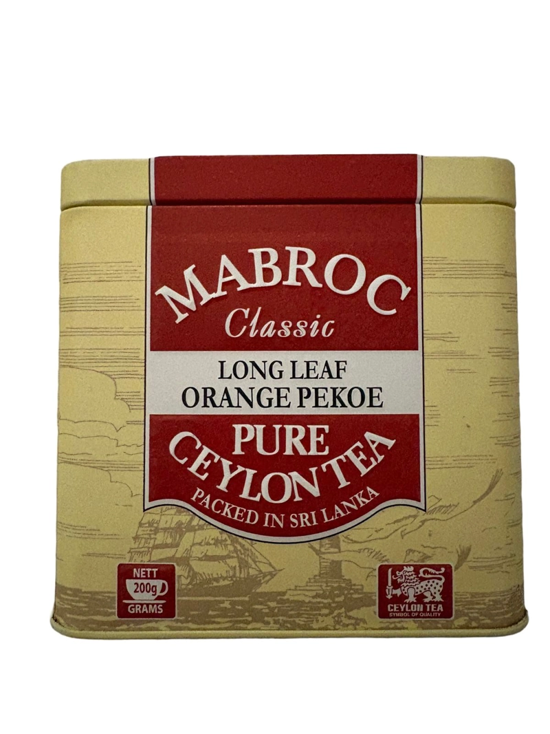 TE EN HOJAS MABROC PURE CEYLON LONG LEAF ORANGE PEKOE 200GRS - 3
