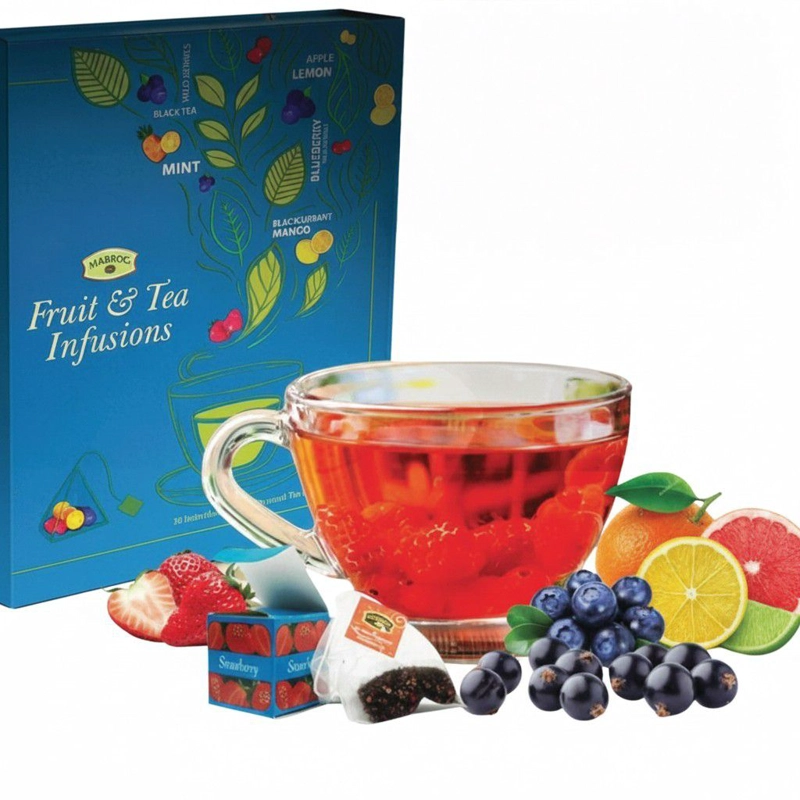 TE EN HOJAS MABROC MAS 4 VARIEDADES DE FRUTAS - 1