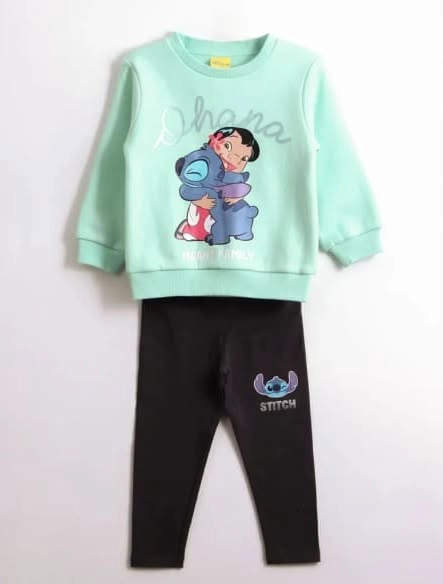 CONJUNTO STITCH POLERON Y CALZA TALLA 3 - 1