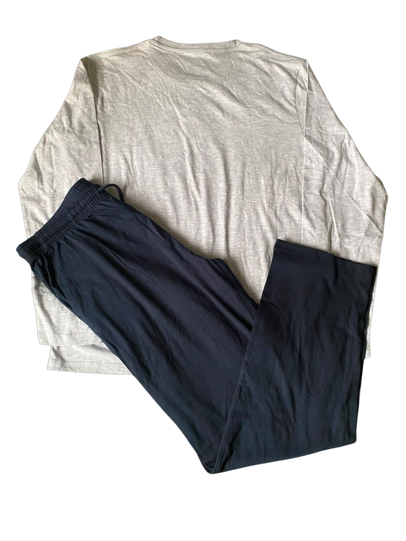 PIJAMA ORACLE RED BULL RACING TALLA  POLERA GRIS PANTALON AZUL - 3