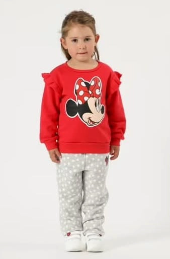 CONJUNTO MINNIE MOUSE POLERON Y PANTALON TALLA 3 - 1