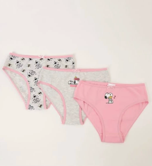 CALZONES 3 UNIDADES SNOOPY TALLAS 14 Y 16 - 1