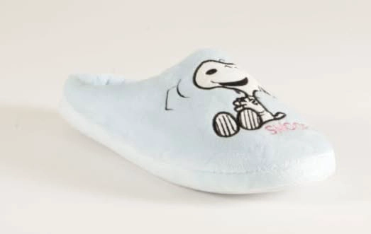 PANTUFLA SNOOPY COLOR CELESTE - 3
