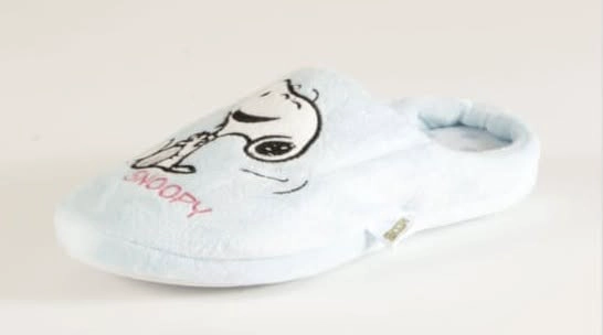 PANTUFLA SNOOPY COLOR CELESTE - 5