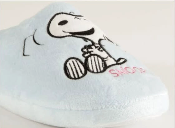 PANTUFLA SNOOPY COLOR CELESTE - 6