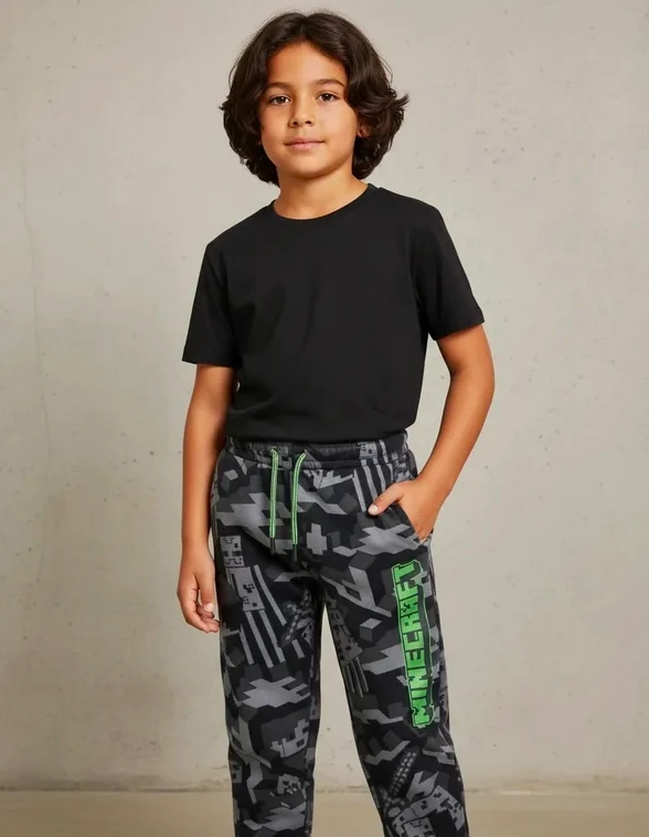 PANTALON DE BUZO MINECRAFT TALLAS 12, 14 Y 16 - 1