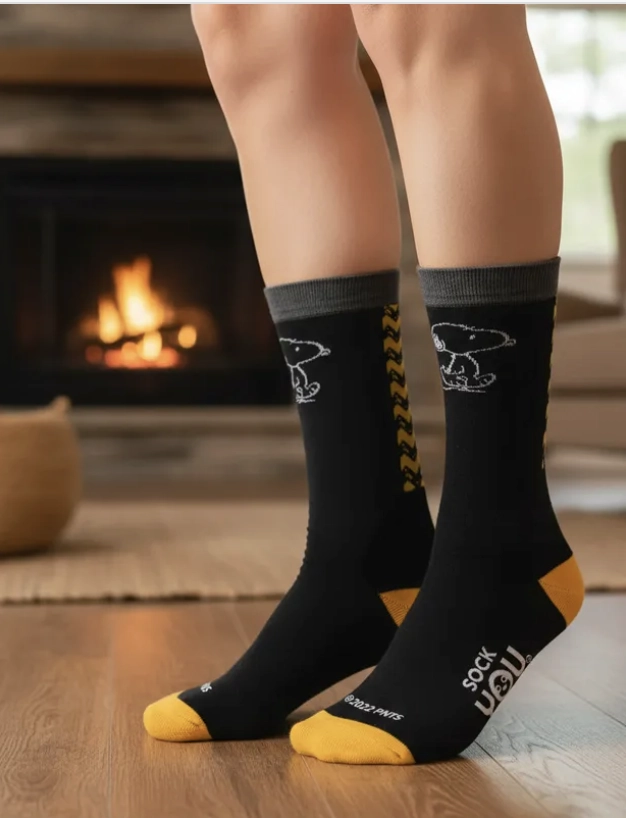 CALCETINES SNOOPY 2 PARES TALLA ADULTO - 2
