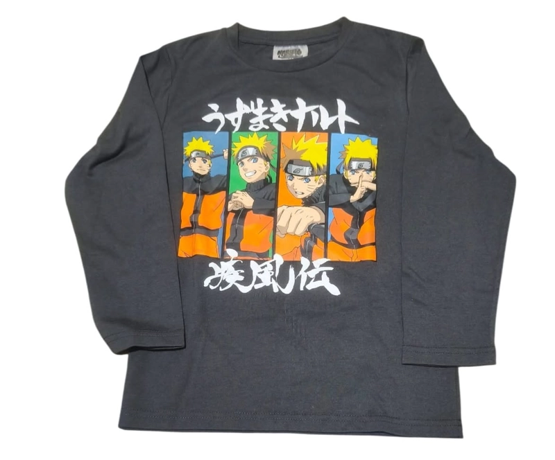 POLERA NARUTO MANGA LARGA - 2