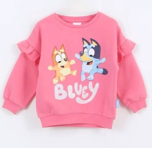 POLERON BLUEY TALLA 3 COLOR ROSA - 2