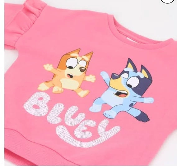 POLERON BLUEY TALLA 3 COLOR ROSA - 3