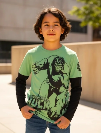 POLERA HULK MANGA LARGA - 1