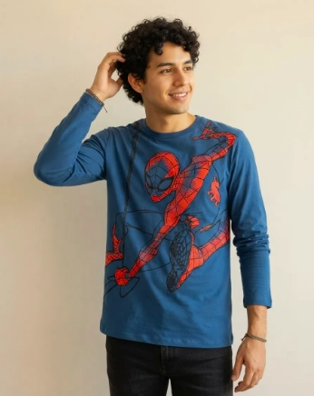 POLERA SPIDERMAN MANGA LARGA - 1