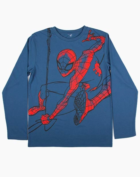POLERA SPIDERMAN MANGA LARGA - 2