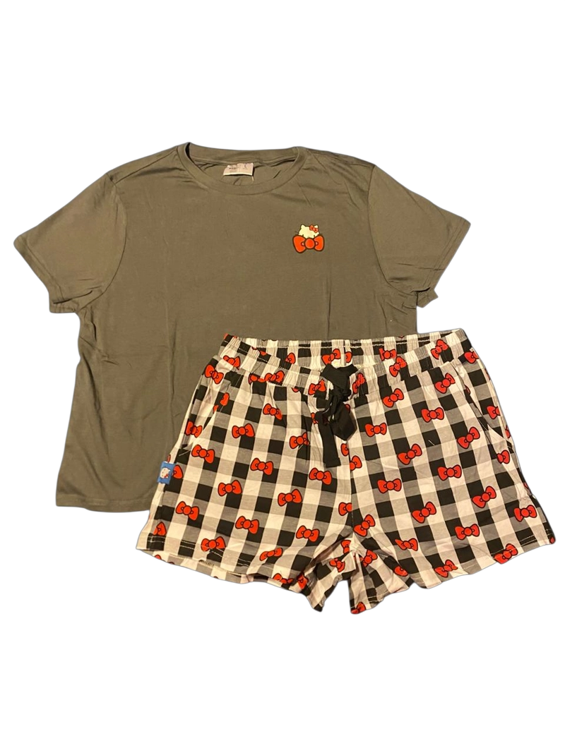 PIJAMA HELLO KITTY POLERA Y SHORT - 2
