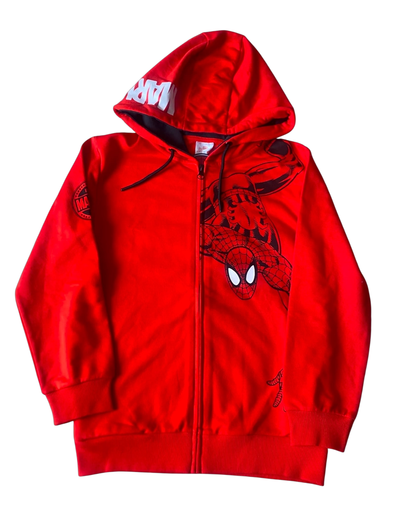 POLERON SPIDERMAN CAPUCHA Y CIERRE TALLA 8 - 2