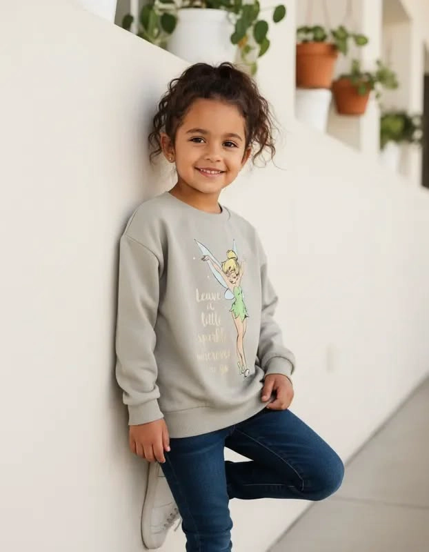 POLERON TINKERBELL CAMPANITA DISNEY TALLA 8 - 1