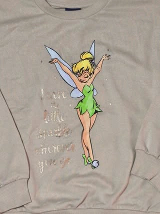POLERON TINKERBELL CAMPANITA DISNEY TALLA 8 - 2