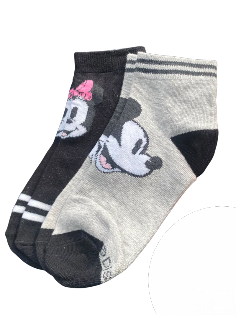 CALCETINES 2 PARES NUMERO 34/39 MINNIE Y MICKEY DISNEY - 1