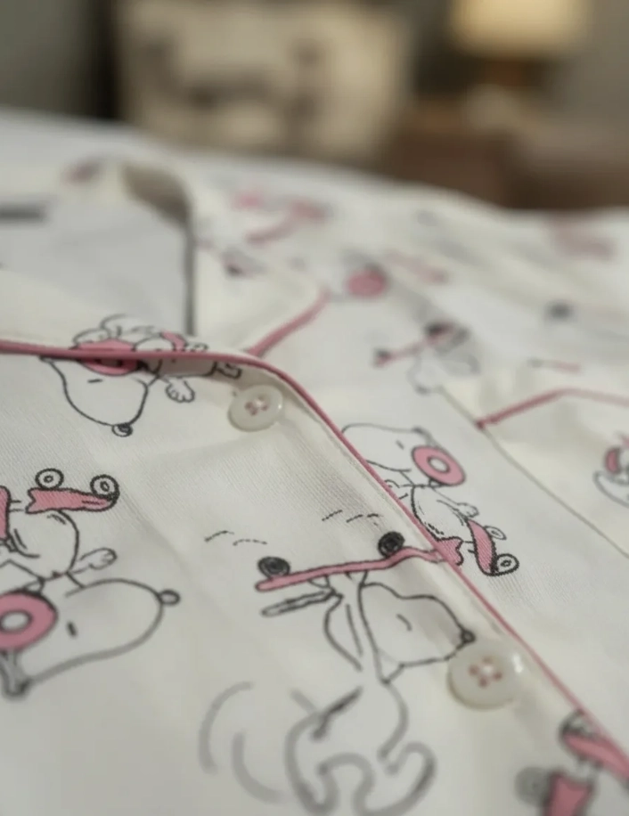 PIJAMA SNOOPY VISCOSA TALLAS ADULTO - 2