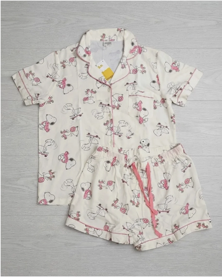 PIJAMA SNOOPY VISCOSA TALLAS ADULTO - 4