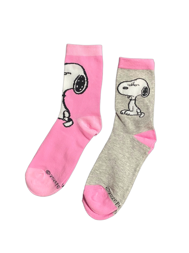 CALCETINES SNOOPY 2 PARES TAMAÑO ADULTO - 1