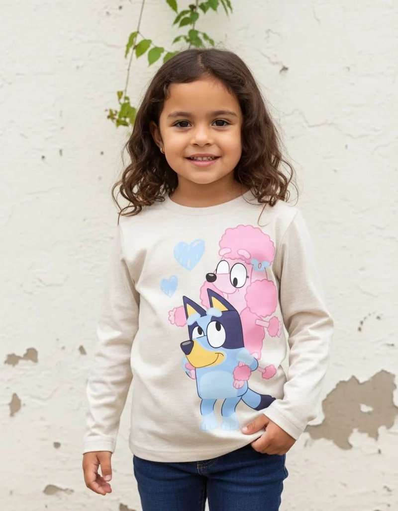 POLERA BLUEY Y COCO TALLA 3 - 1