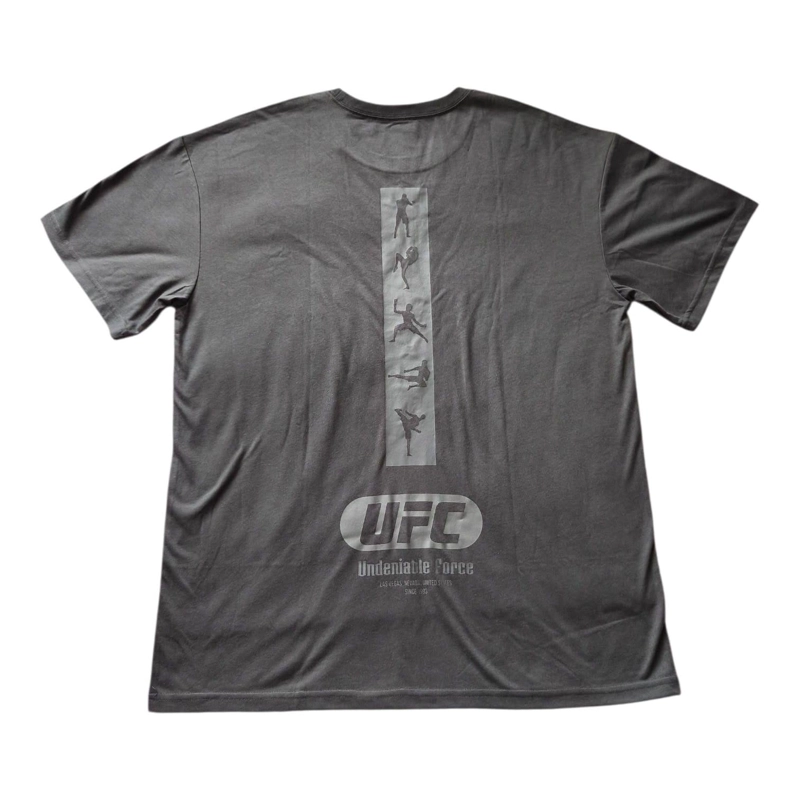 POLERA UFC COLOR GRIS OSCURO TALLA M - 4