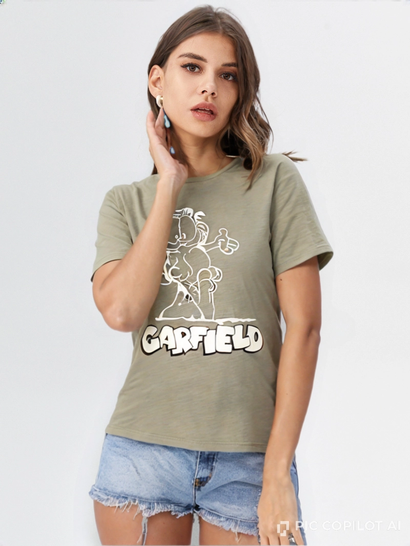 POLERA GARFIELD TALLA S OVERSIZE - 1