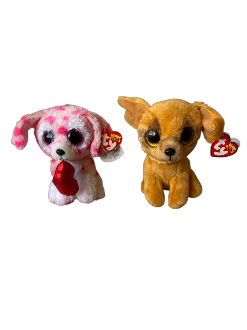 PELUCHES 2 PERROS TY OJOS BRILLANTES - 2