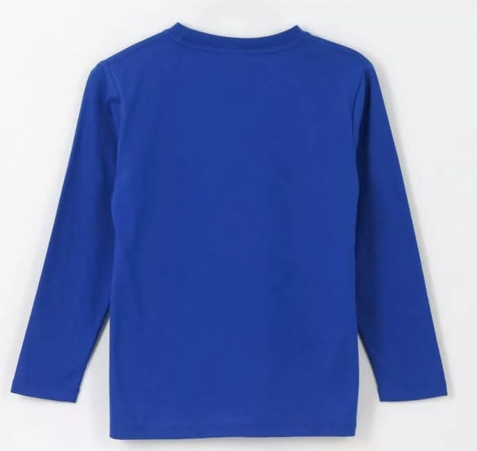 POLERA SONIC MANGA LARGA TALLA 8 COLOR AZUL - 3